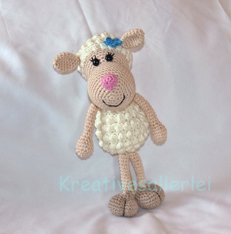 Schaf Rosa (20cm) - Häkelanleitung / PDF - Bild 2