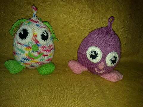 Strickanleitung, Ei, Eier, Eierköppe, Amigurumi, Amigurumi Ei, Anleitung für zwei verschieden große Eier