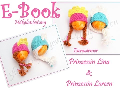 Little Princesses Lina & Loreen (Eierwärmer) / Häkelanleitung / PDF