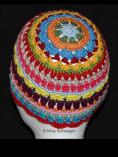 Häkelmütze Kunterbunt häkeln