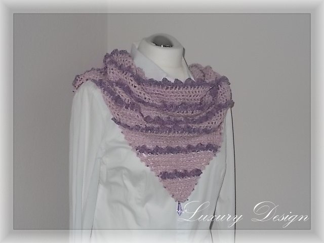 Dreieckstuch Häkelanleitung Luxury Design No.20 - Bild 2