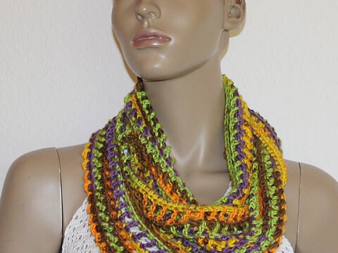 Häkelanleitung Sommer Loop Multicolor