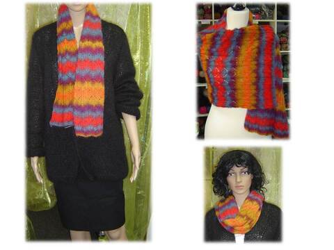 Strickanleitung Ajour-Schultertuch/Schal - einfach