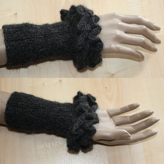 Kostenlose Strickanleitung: Handstulpen / Armstulpen Romantik