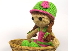 Mädchen Puppe Maria Häkelanleitung