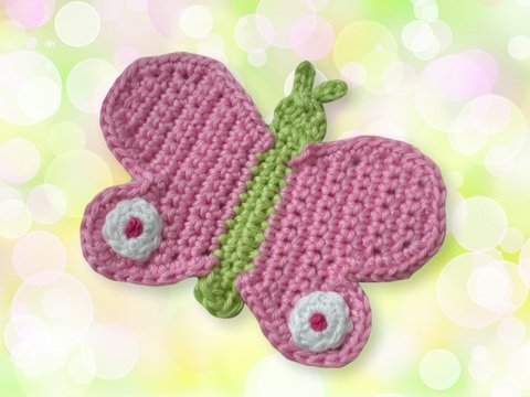 Schmetterling - Kostenlose Häkelanleitung