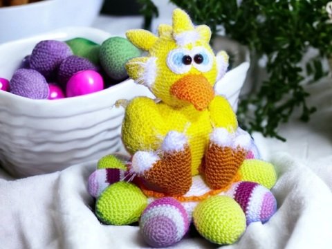 KOSTENLOS Dotti Osterhuhn - Häkelanleitung von Diana´s kleiner Häkelshop