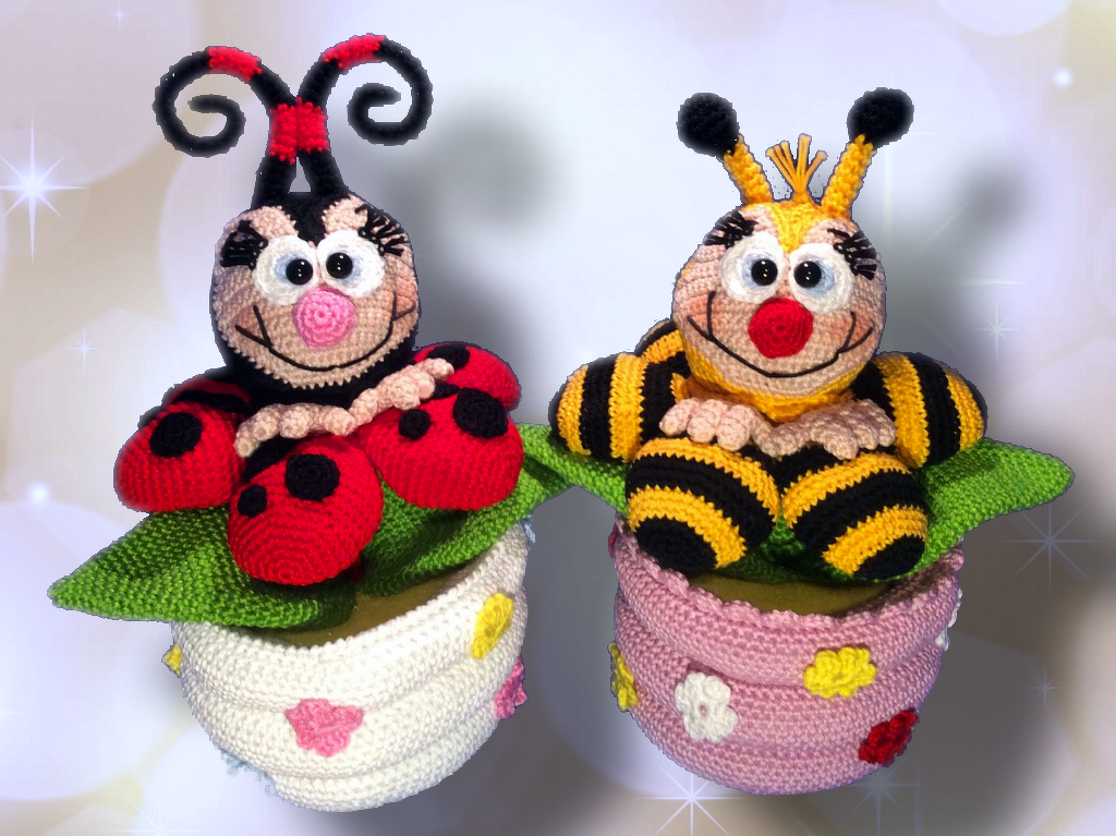 Ladybug and bee  - Crochet Pattern from Diana´s kleiner Häkelshop - Image 4