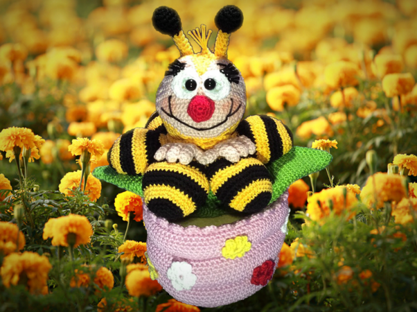 Ladybug and bee  - Crochet Pattern from Diana´s kleiner Häkelshop
