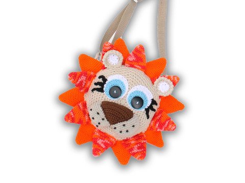 Runde Kindertasche "Löwe", Gr. 18-22 cm