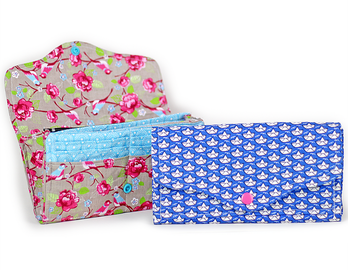 Nähanleitung Geldbörse Lotte nähen 