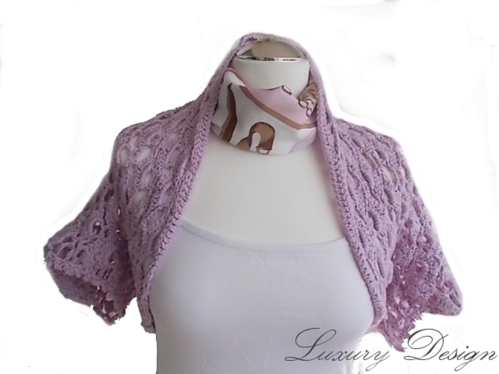 Häkelanleitung Bolero Größe S-XXXL Luxury Design No 23