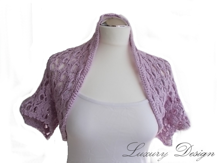 Häkelanleitung Bolero Größe S-XXXL Luxury Design No 23