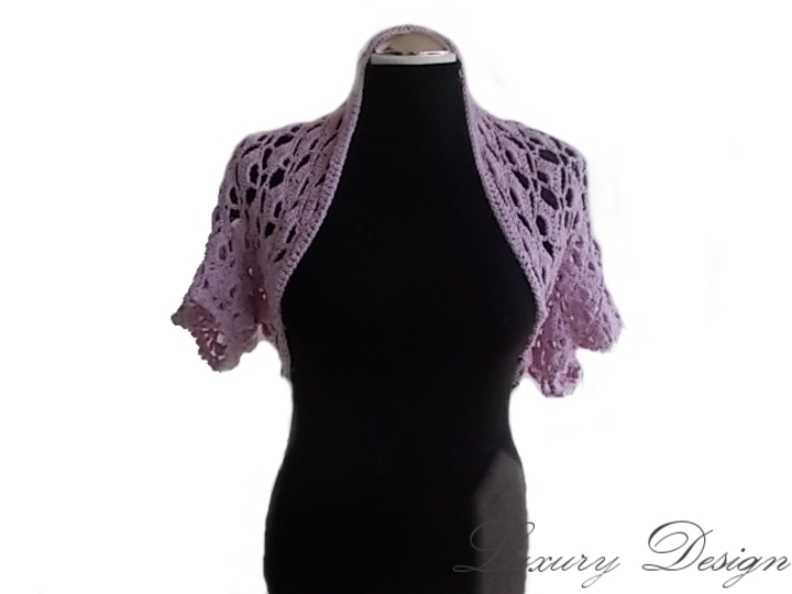 Häkelanleitung Bolero Größe S-XXXL Luxury Design No 23