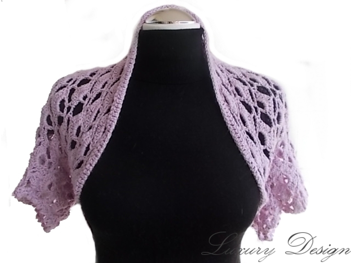 Häkelanleitung Bolero Größe S-XXXL Luxury Design No 23