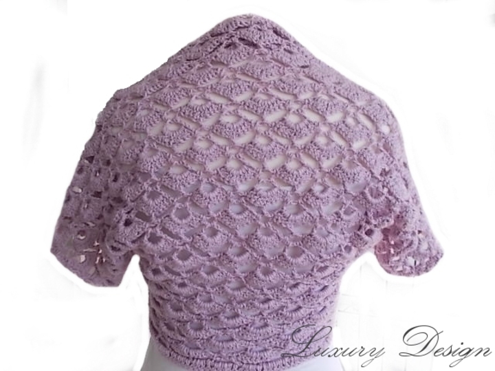 Häkelanleitung Bolero Größe S-XXXL Luxury Design No 23