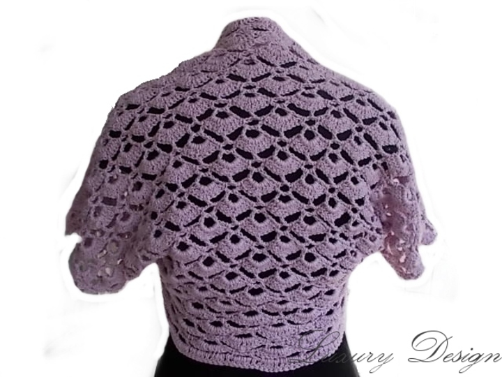 Häkelanleitung Bolero Größe S-XXXL Luxury Design No 23