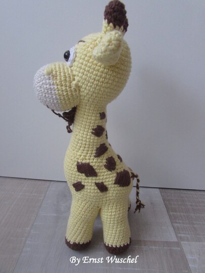 Häkelanleitung Giraffe Gundula Wuschel