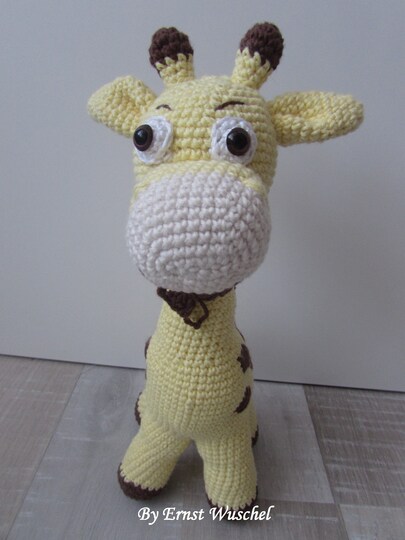 Häkelanleitung Giraffe Gundula Wuschel