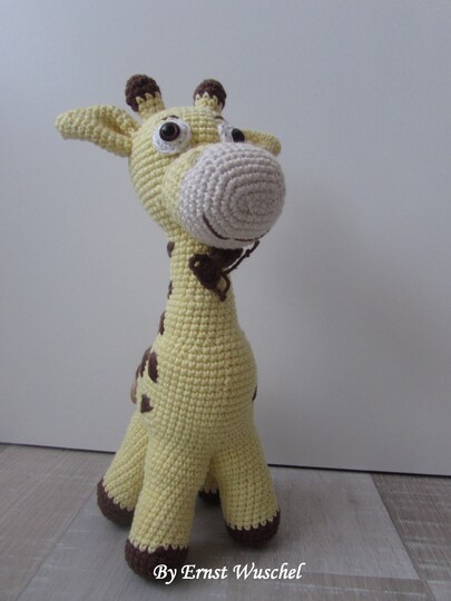 Häkelanleitung Giraffe Gundula Wuschel