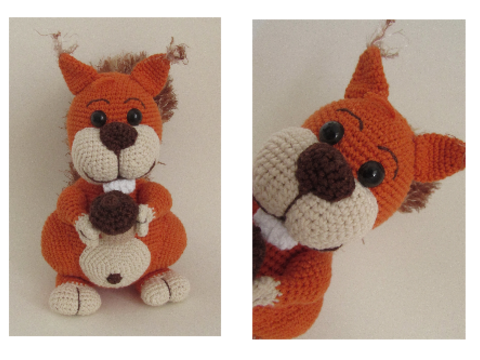 Häkelanleitung Eichhörnchen Ida Wuschel