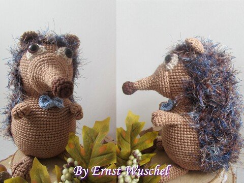 Häkelanleitung Igel Edgar Wuschel