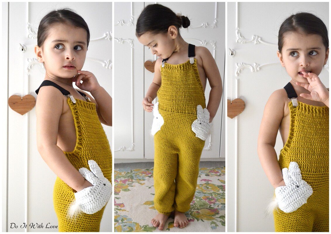 E-Book Häkelanleitung Hasen Latzhose