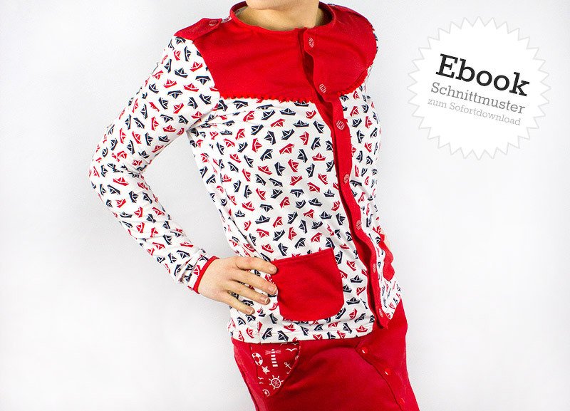 Schnittmuster Cardigan / Strickjacke „Maja“ - Bild 4