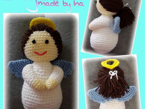 Häkelanleitung Engel - made by Ina