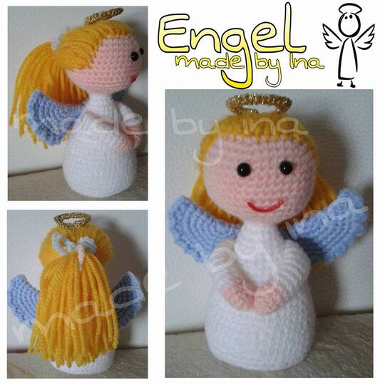 Häkelanleitung Engel - made by Ina