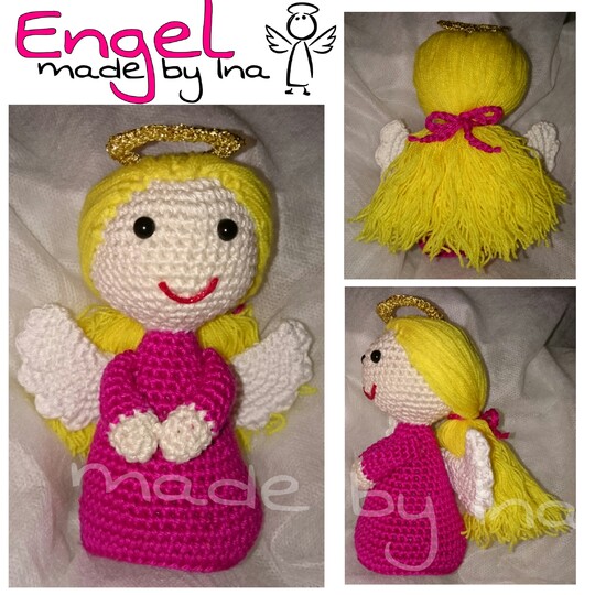 Häkelanleitung Engel - made by Ina