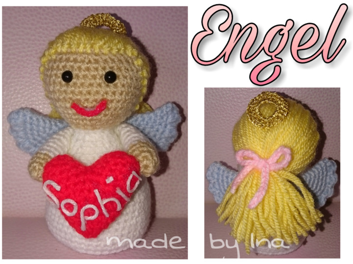 Häkelanleitung Engel - made by Ina