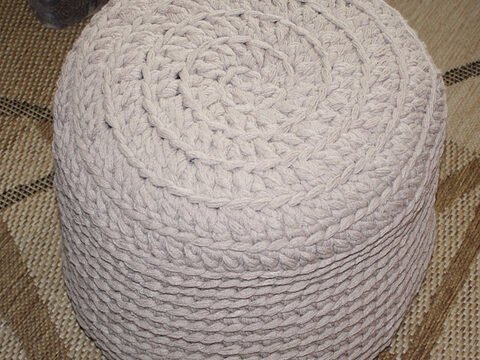 Häkelanleitung Sitzsack Pouf