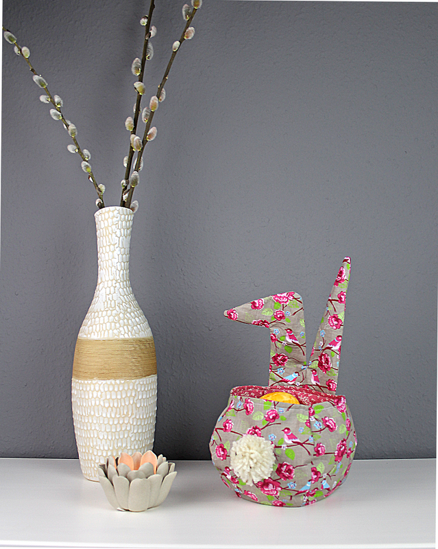 Osterkorb nähen | Ostern Schnittmuster &amp; Nähanleitung | Hase Stoffkorb