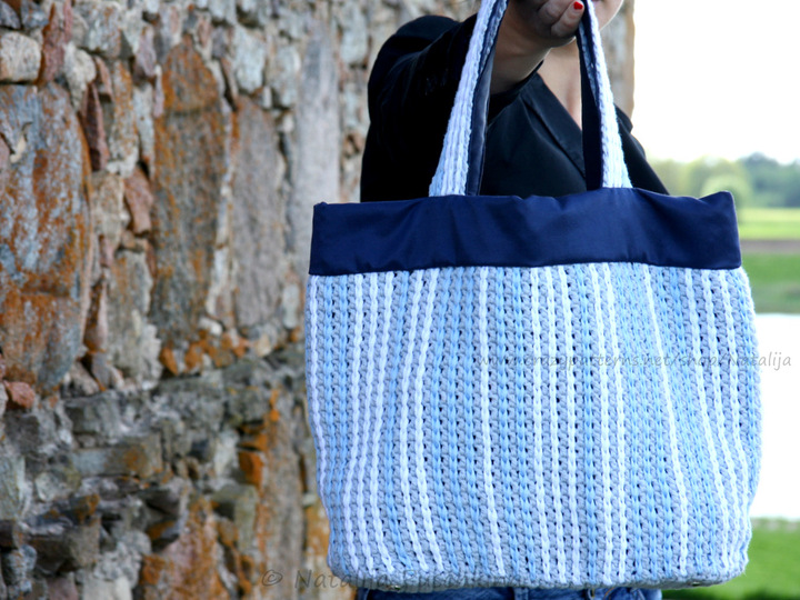 Tasche 'Ostsee' - H&auml;kelanleitung + Gratis DIY f&uuml;r Taschenbaumler