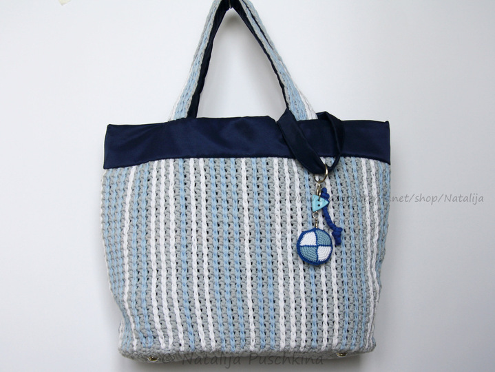 Tasche 'Ostsee' - H&auml;kelanleitung + Gratis DIY f&uuml;r Taschenbaumler