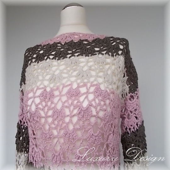 Häkelanleitung Minikleid/Tunika S-XL Luxury Design No.28