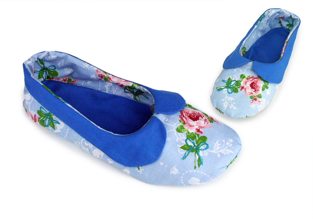 Nähanleitung Hausschuhe mit Bubikragen 36–46 Ballerina - Bild 3