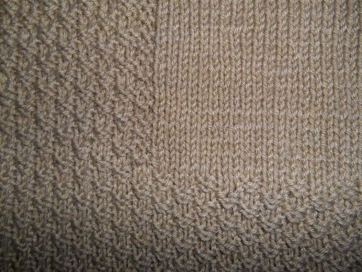 Kuschelige Babydecke selbstgestrickt