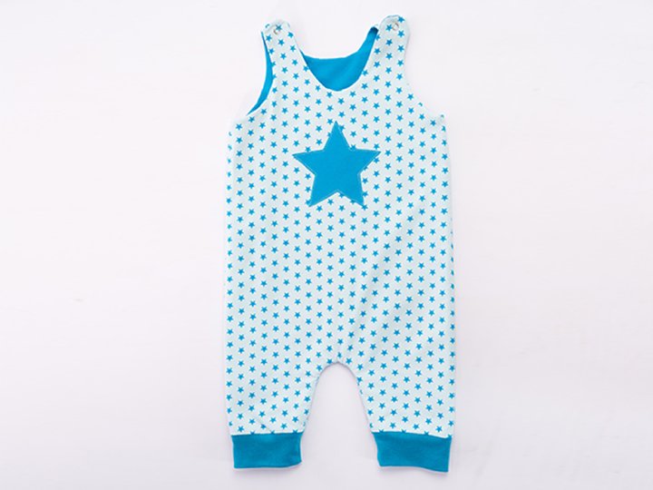 Baby Overall ALBERTO – Wende-Strampler Datei 56/62–92/98