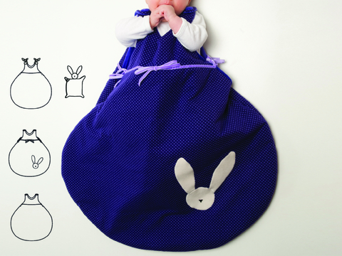Baby Sleeping Bag TONDO – PDF Pattern 1m/3m-12m/18m