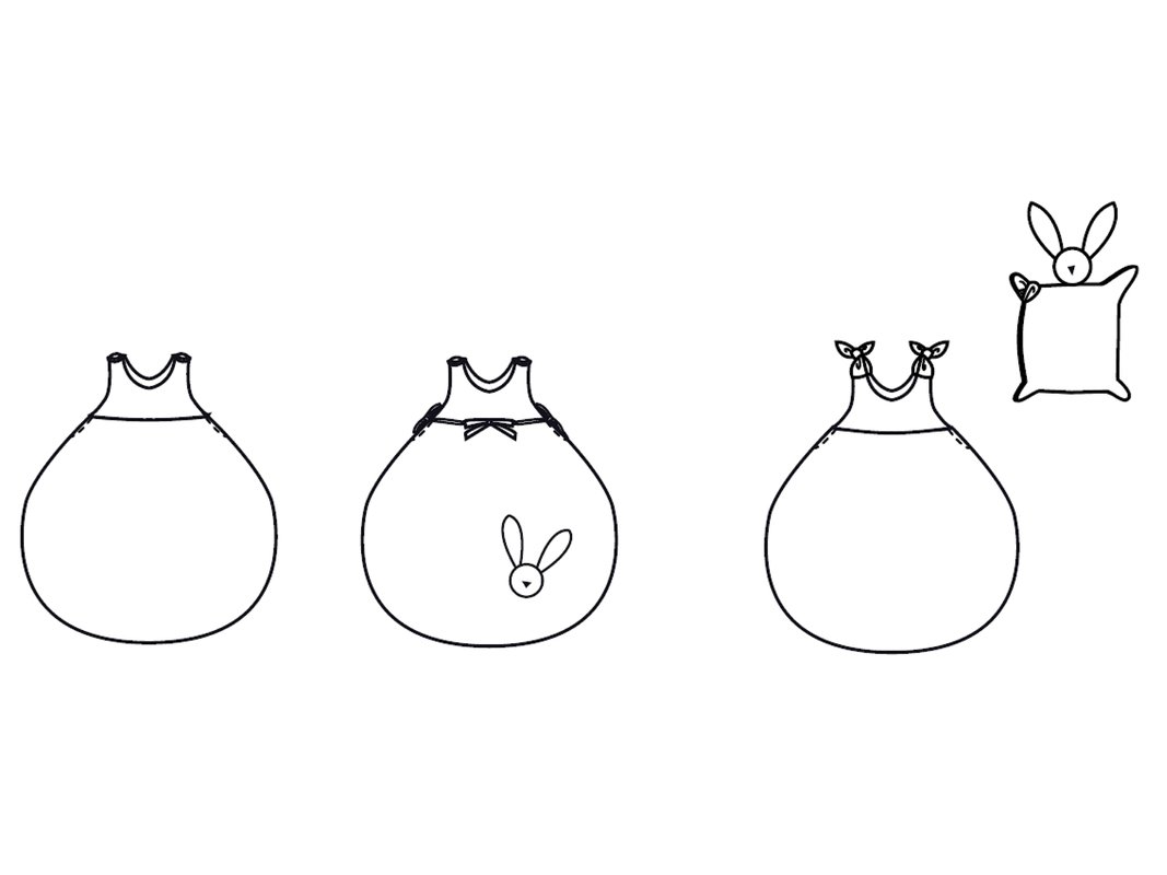 sewing pattern baby sleep sack TONDO tutorial 1m/3m 6m/9m 12m/18m - Image 7