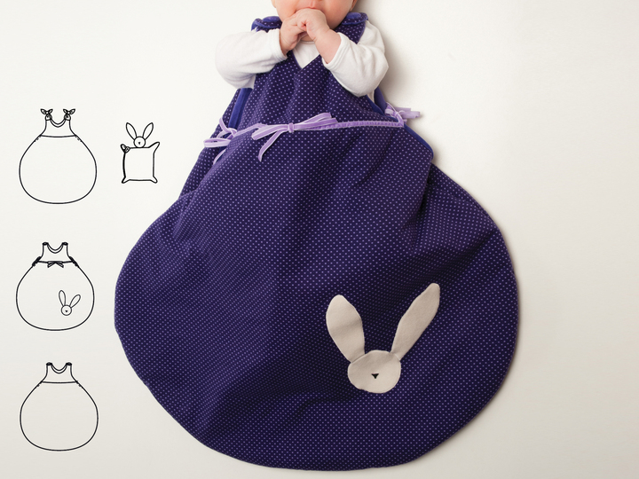 Baby Sleeping Bag TONDO – PDF Pattern 1m/3m-12m/18m