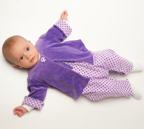 FILIPPA Lined Baby Jacket – Sewing Pattern with Turn-Up Cuffs, Sizes 0m–4y
