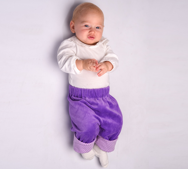 Reversible baby pants FIORETTO tutorial file 0m/1m–18m/2y