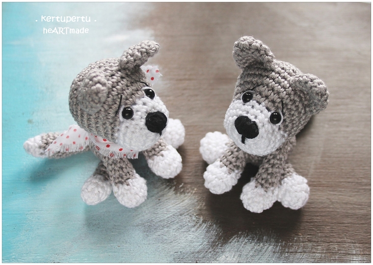 Wolf - Amigurumi Häkelanleitung