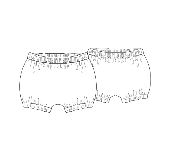 Baby Bloomers STELLA – Sewing Pattern PDF 0m/1m-3y/4y