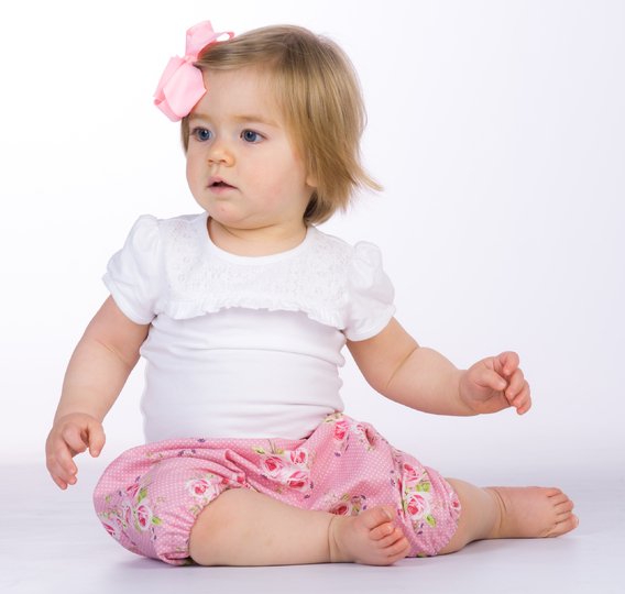 Sewing pattern short baby bloomers STELLA tutorial 0m/1m–3y/4y