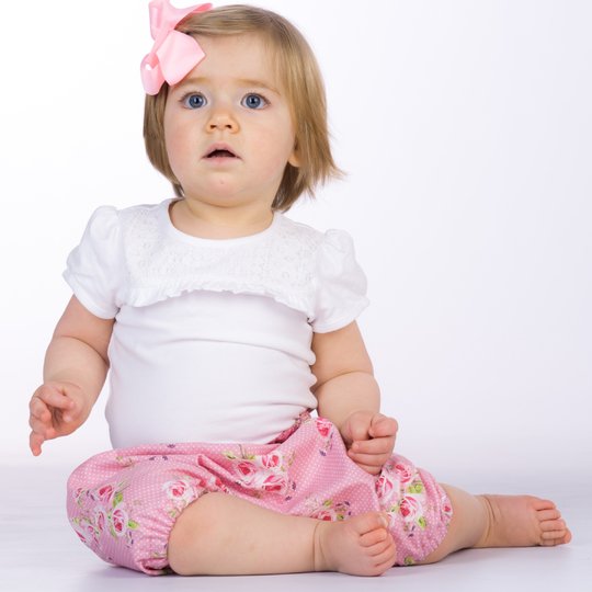 Sewing pattern short baby bloomers STELLA tutorial 0m/1m–3y/4y