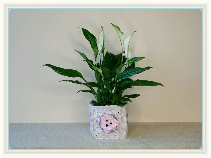 Häkelkorb / Utensilo Granny